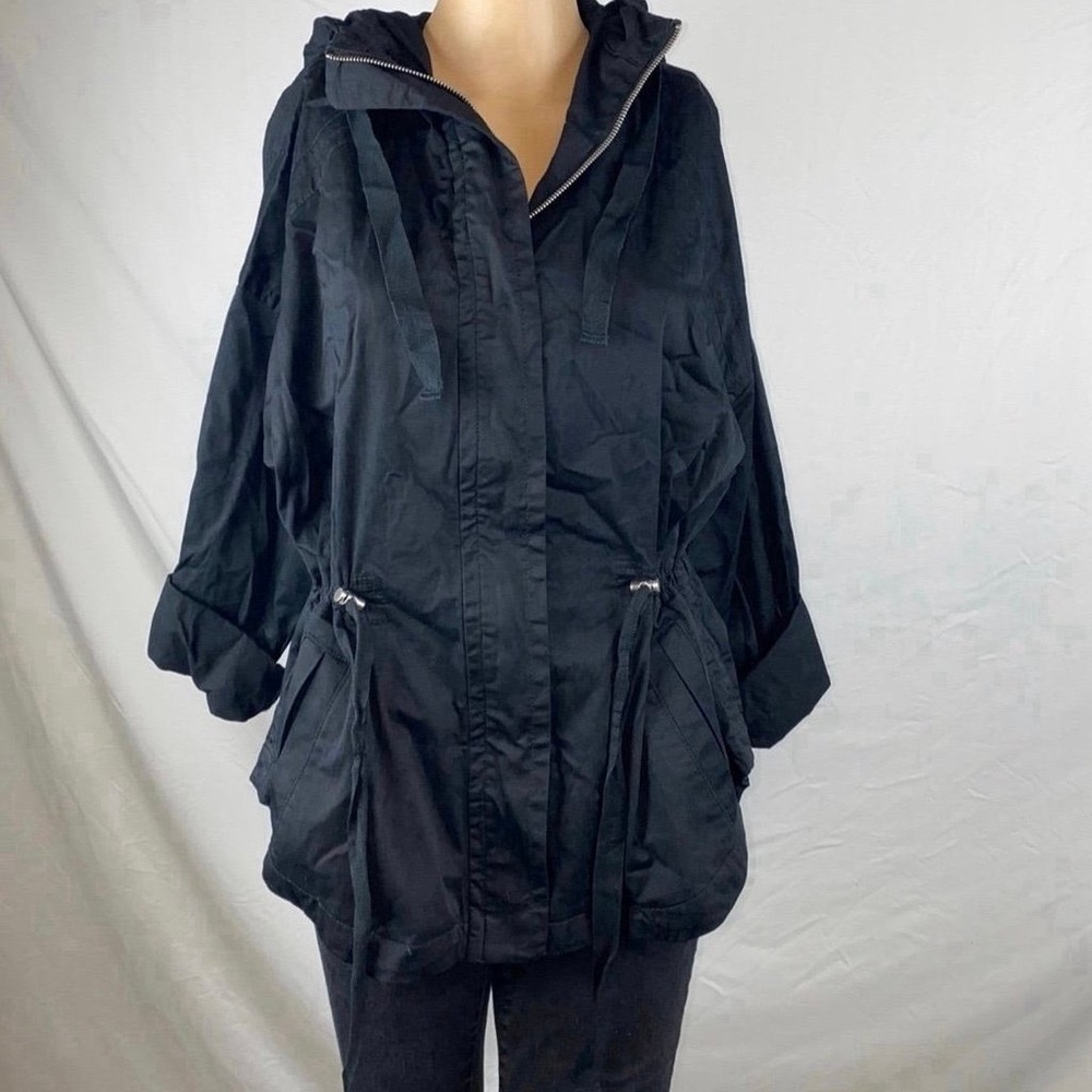 Women's Black Hooded Jacket